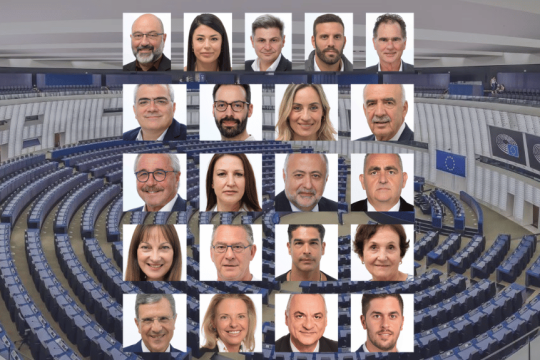 Οι 21 Ελληνες ευρωβουλευτές